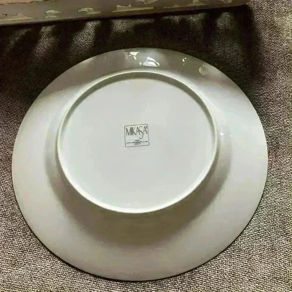 Mikasa “Happy Anniversary” Silver Plate